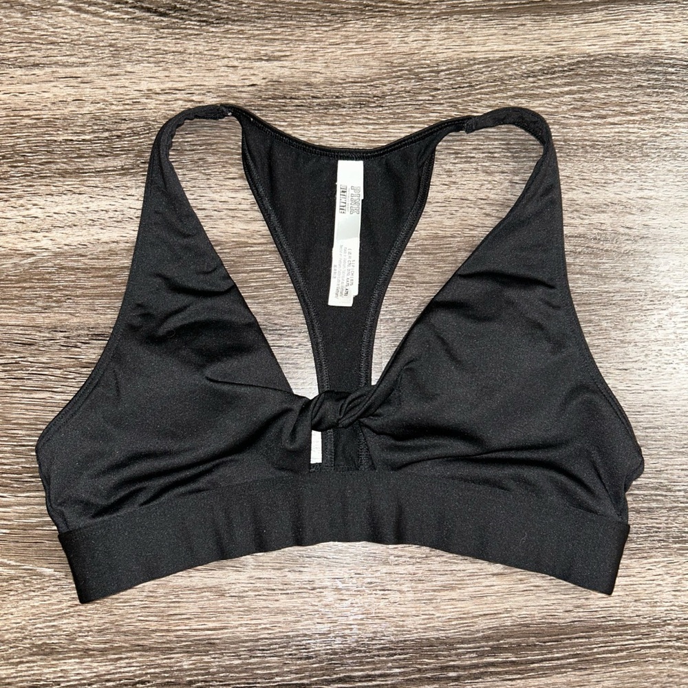 Victoria Secret Pink- black sports bra